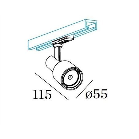 Wever & Ducré Sara On Track 1.0 LED Track lighting fixture