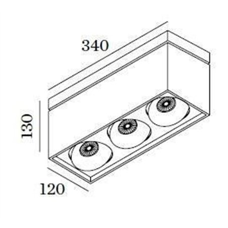 Wever & Ducré Sirro 3.0 PAR16 Ceiling lamp