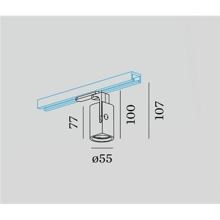 Wever & Ducré Sqube On Track 1.0 LED 1-phase Track lighting fixture