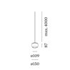 Wever & Ducré Wetro 1.0 Suspension lamp