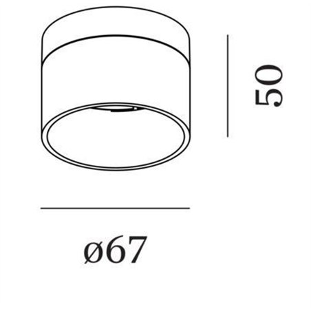 Wever & Ducré Single Inner Cover Ray | Max. 10W