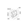 Wever & Ducré Oris / Reto 1.3 Recessed Housing Incl. Plasterkit