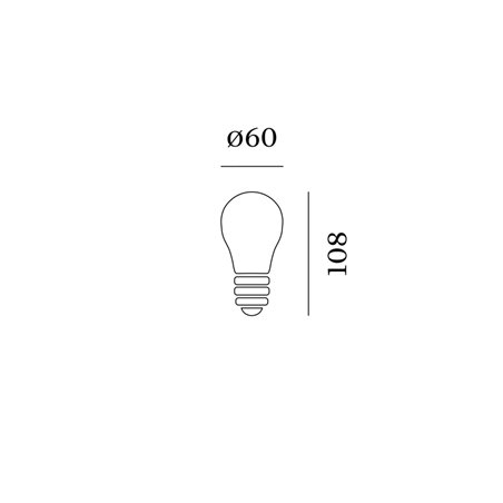 Wever & Ducré A60 LED Lamp 2200K | E27