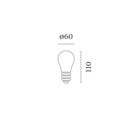 Wever & Ducré A60 LED Lamp 2700K | E27 800lm