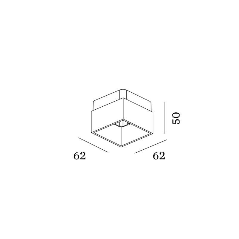 Wever & Ducré Single Inner Cover Box | Max. 10W