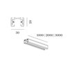 Wever & Ducré Track Profile 2M 1-Phase Track | Surface/Suspended