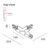 Wever & Ducré T-Connector 4.0 3-Phase Track