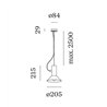 Wever & Ducré Roomor Cable 1.1 E27 Hängelampe