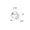 Wever & Ducré Bliek Round 1.0 PAR16 blade springs Recessed spot