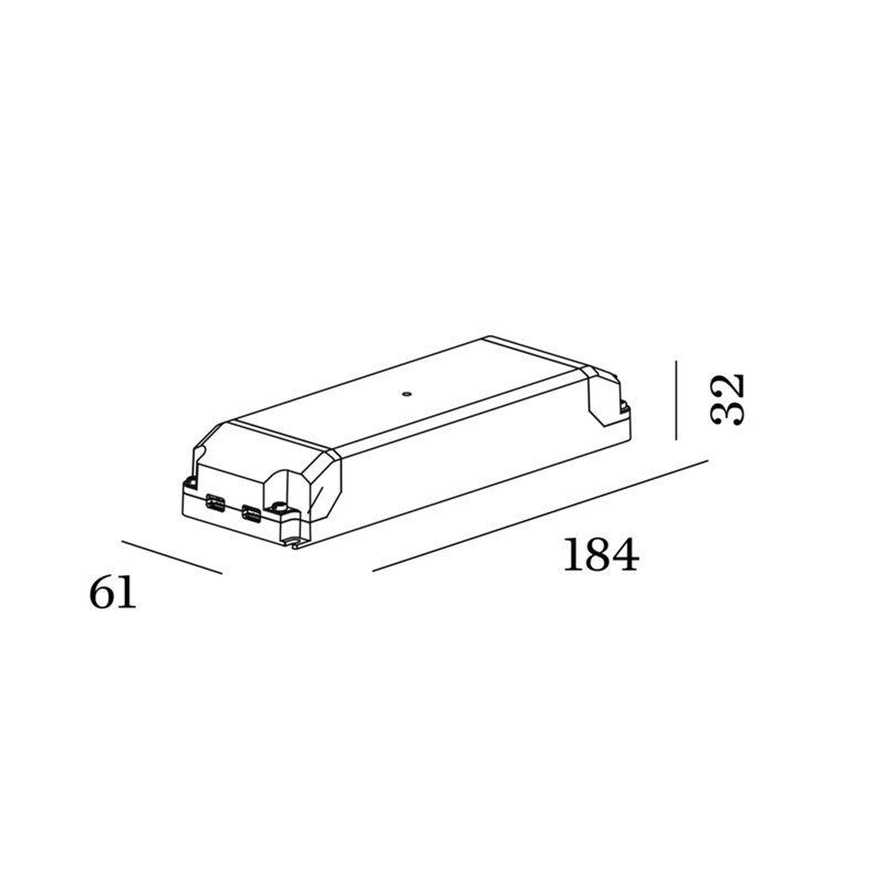 Wever & Ducré Driver 24V 50W Phase Cut Dim