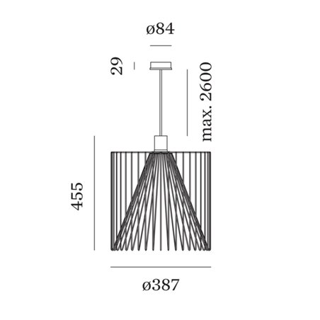 Wever & Ducré Wiro 3.8 Suspension lamp