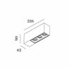 Wever & Ducré Plano Petit Surface 3.0 Ceiling lamp