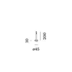 Wever & Ducré Pole 200 Stipo | With Fixation Plate