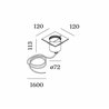 Wever & Ducré Chart Asym 1.2 Bodenlampe