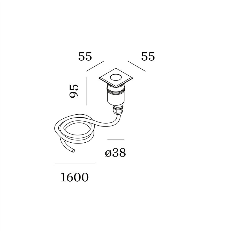 Wever & Ducré Chart 0.6 Bodenlampe