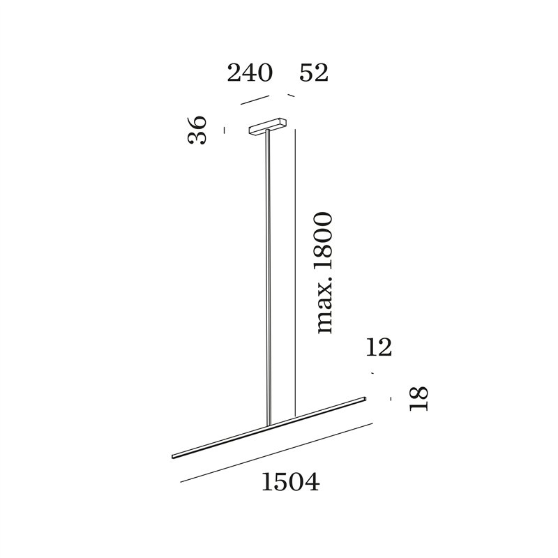 Wever & Ducré Fil 1.0 Deckenlampe