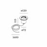 Wever & Ducré Map Asym 1.2 Bodenlampe