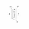 Wever & Ducré Stripe 2.2 Wandlampe
