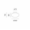 Wever & Ducré Perlez IP44 Surface 2.0 Deckenlampe
