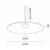Wever & Ducré Clea Suspended 3.0 Suspension lamp