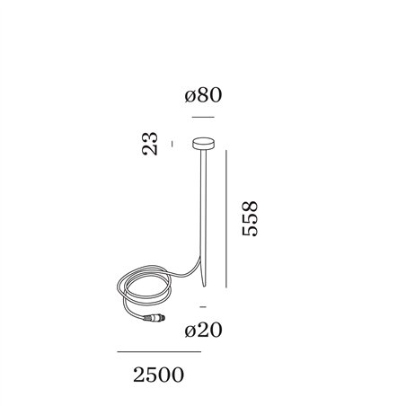 Wever & Ducré Pola 2.0 Garden lamp