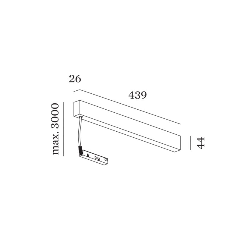 Wever & Ducré Ceiling Driver 100W Strex System | Suspended