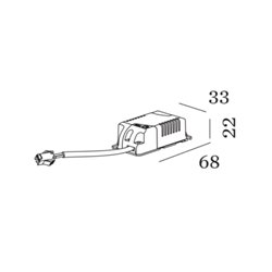 Wever & Ducré Driver 350mA 7W 12-21V Phase Cut Dim