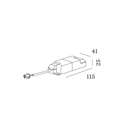 Wever & Ducré Driver 10W | 350mA | 13-26V | Phase-Cut Dim