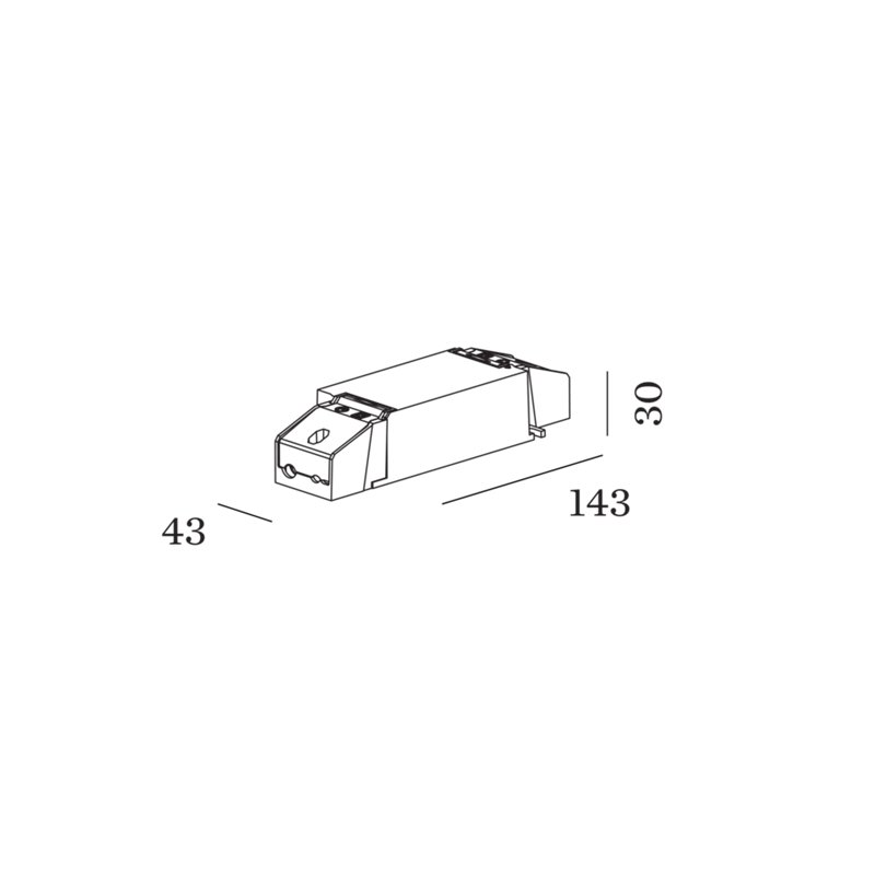 Wever & Ducré Driver 24W | 500mA | 6-49V | DALI-2
