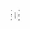 Wever & Ducré STRIPE SLIM 1.4 Wandlampe