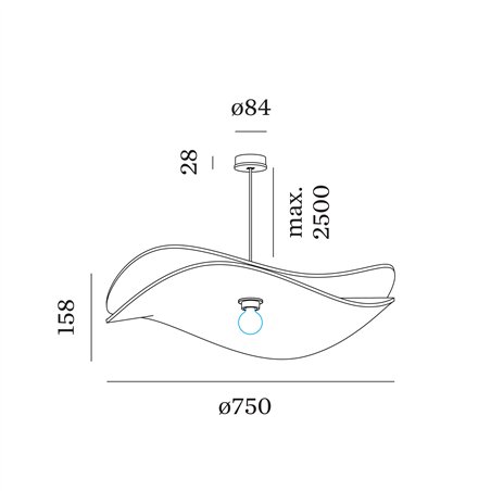 Wever & Ducré WAVE SOFT 2.0 Suspension lamp