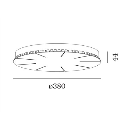 Wever & Ducré Susp Multiple Ceiling Base 2.3 Round