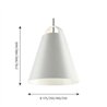Louis Poulsen Above ⌀400 LED Suspension lamp