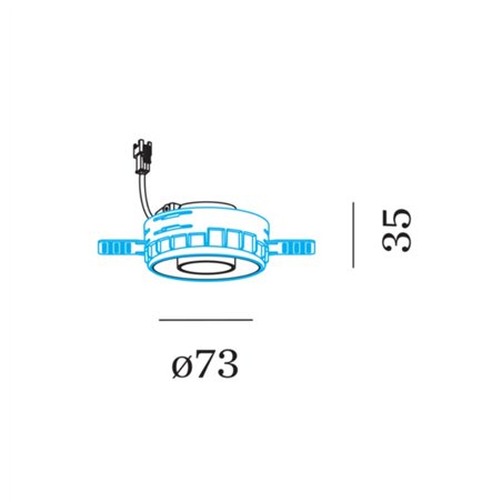 Wever & Ducré QITO trimless 1.0 Recessed spot