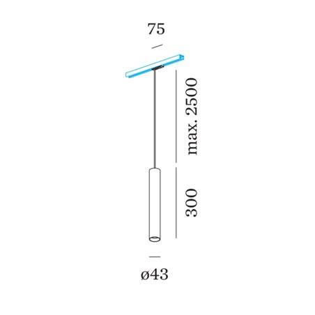 Wever & Ducré mini on track 1-phase 3.0 PAR11 Track lighting fixture