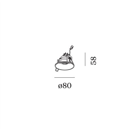 Wever & Ducré RONY ADJUST petit 1.0 wire springs Recessed spot