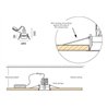 Wever & Ducré Deep 1.0 PAR16 wire springs Recessed spot