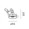 Wever & Ducré Deep Adjust 1.0 PAR16 Blattfedern Einbaustrahler