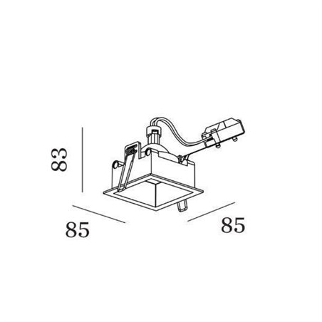 Wever & Ducré Plano IP44 1.0 PAR16 Recessed spot