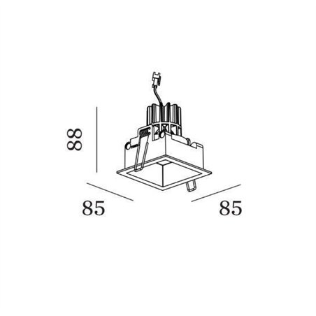 Wever & Ducré Plano IP44 1.0 LED Recessed spot