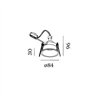Wever & Ducré Deeper 1.0 PAR16 wire springs Recessed spot