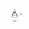 Wever & Ducré Deeper 1.0 LED wire springs Recessed spot