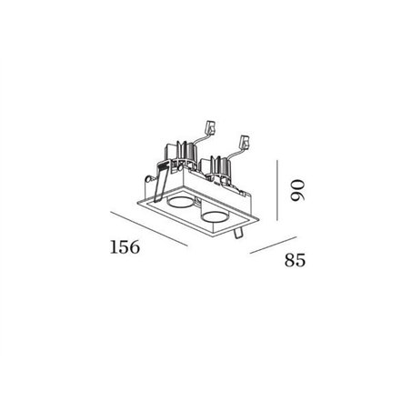 Wever & Ducré Sneak Trim 2.0 LED Recessed spot