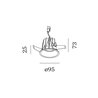 Wever & Ducré Deep IP65 1.0 LED Blattfedern Einbaustrahler