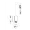 Wever & Ducré Ray Suspended 3.0 PAR16 Suspension lamp