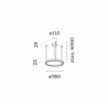 Wever & Ducré Kujo 1.0 Suspension lamp