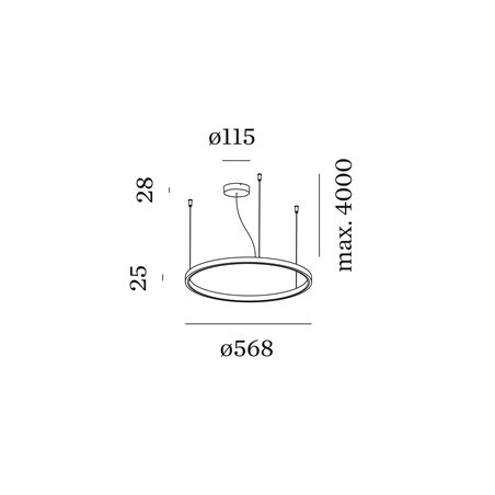 Wever & Ducré Kujo 2.0 Suspension lamp