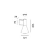 Wever & Ducré Odrey Wall 1.4 Wandlampe