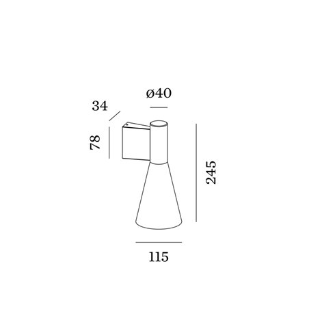 Wever & Ducré Odrey Wall 1.5 Wall lamp