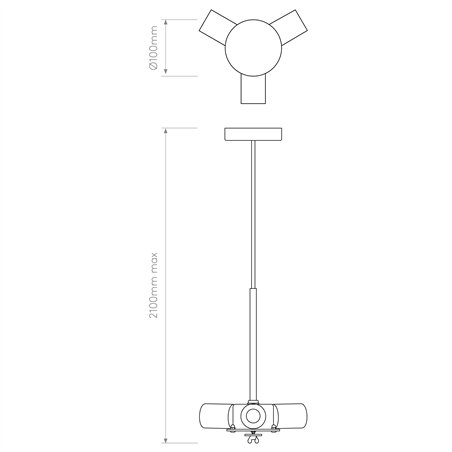 Astro Cambria Pendant | Suspension lamp
